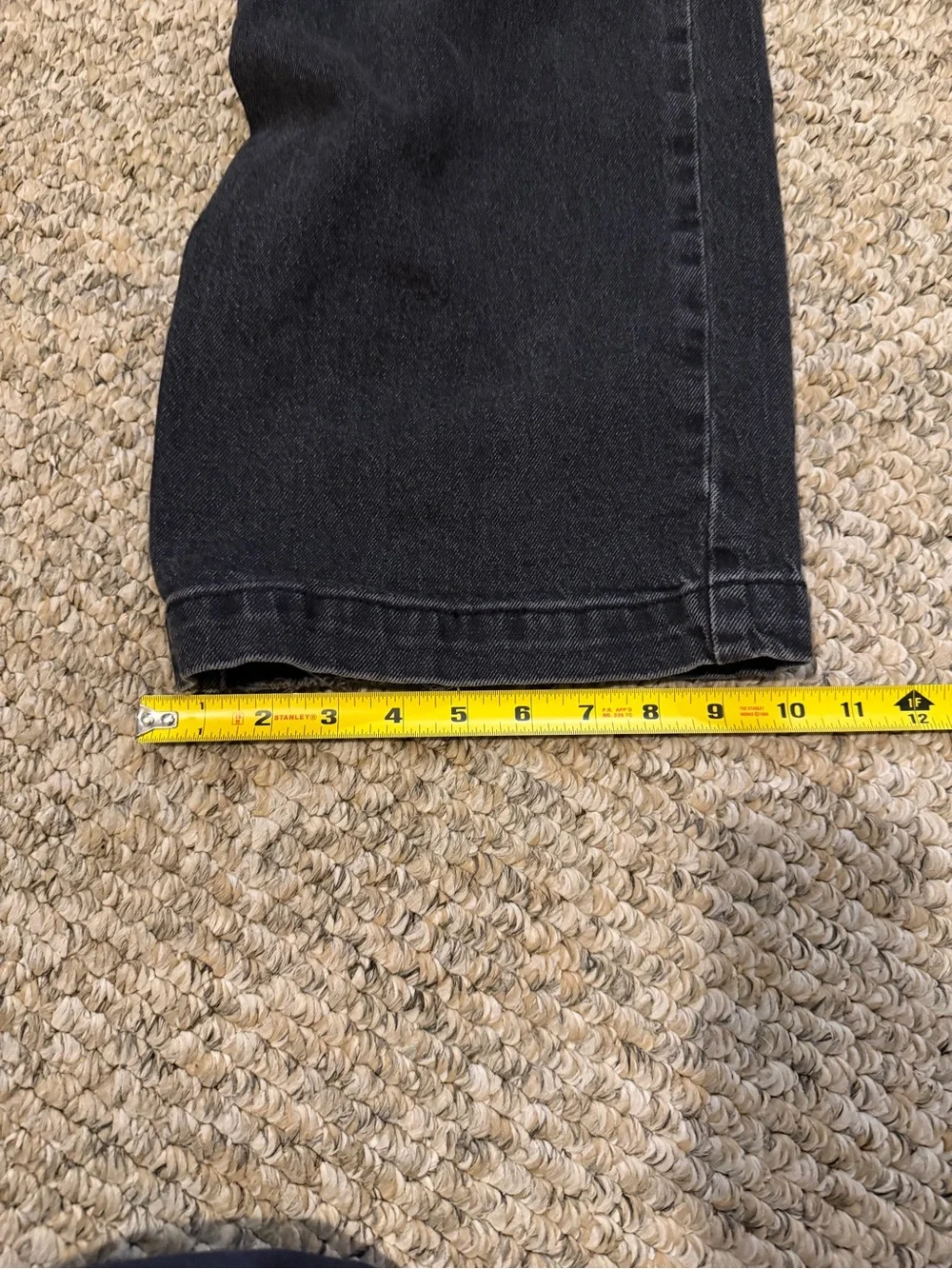 Hollister Black Straight-Leg Men's Jeans